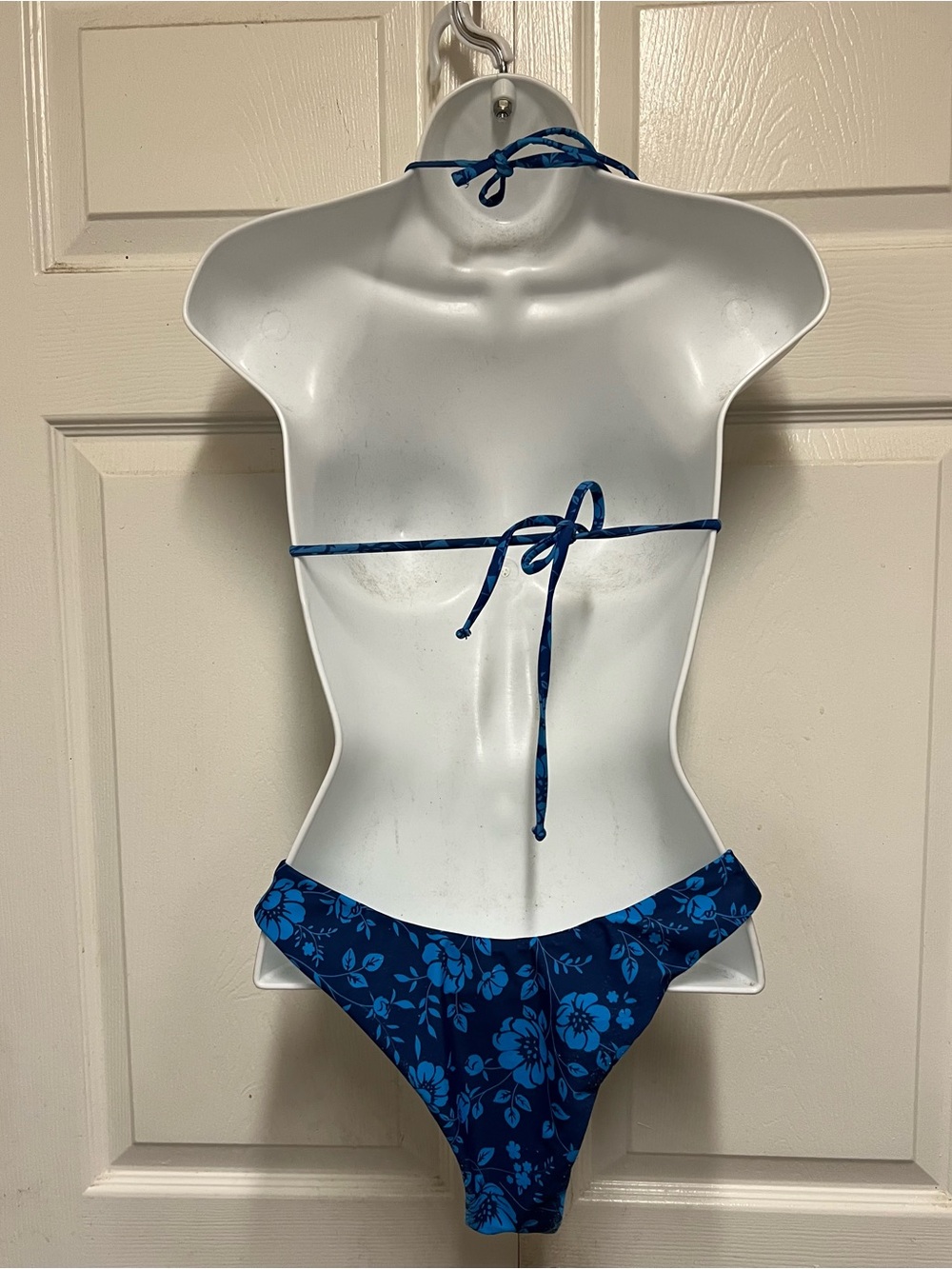 UNBRANDED Blue Floral Bikini Set - Picture 8 of 9